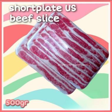 Daging slice shortplate US (import) 500gr
