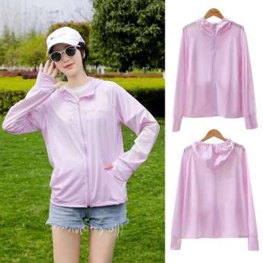 Jaket UV Protection Wanita/Jaket Summer Import Wanita/Jaket Korean Style Unggu