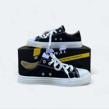J-NICE SEPATU SNEAKERS CASUAL TALI BAHAN KANVAS 36