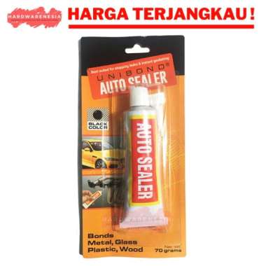 UNIBOND AUTO SEALER 70 Gram Perekat - Lem Sealer Siler Hitam