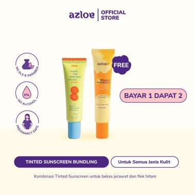 TINTED SUNSCREEN SPECIAL BUNDLING AZLOE 20 GR