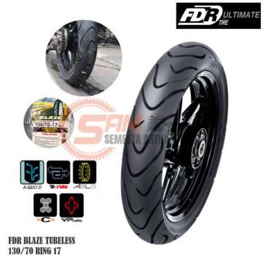 Ban Luar FDR 130/70-17 Ring 17 Blaze Tubeless Belakang Motor Vixion