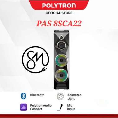 Speaker Aktif Polytron PAS 8SCA22 8 inch Active PAS8SCA22 Bluetooth