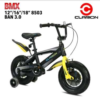 Sepeda Anak BMX 12 inch Clarion 8503 Ban Jumbo 3.0 Biru