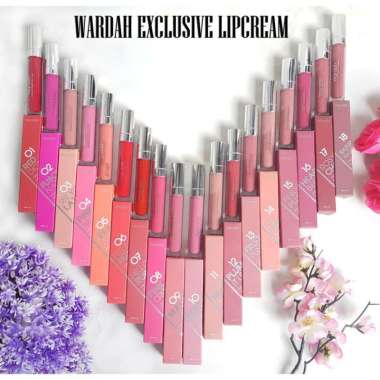 Wardah Exclusive Lipstik Matte Lip Cream 4gr - Matte Finish Intens 01