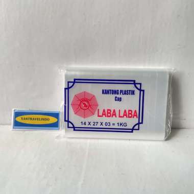 KANTONG PLASTIK BENING TEBAL KRESEK PLASTIK KAPASITAS 1 KG TAHAN PANAS DINGIN ANTI BOCOR 14 X 27 X 0