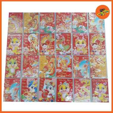 Kertas Angpao - Kertas Angpao Imlek Kecil Karakter