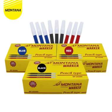 Spidol Warna Kecil Montana Marker Isi 1 Pcs Permanent MP888 / Permanen Hitam