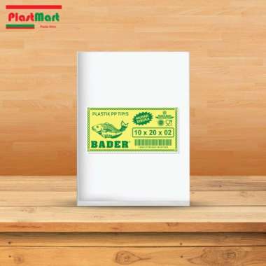 Bader Plastik PP Tahu Tipis 20 mic / PP Tahu / Plastik PP Tipis 15 x 30 cm