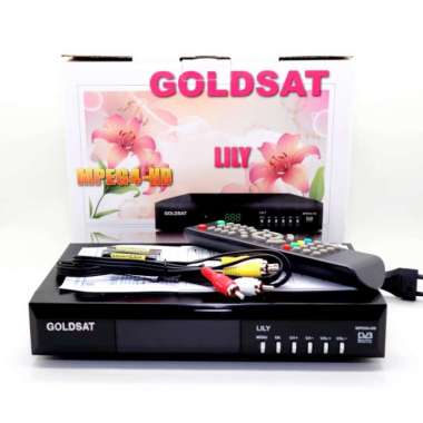 Receiver Parabola Mpeg4 HD - GOLDSAT LILY GOLDSAT LILY