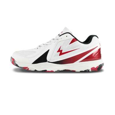 Eagle Mirage Sepatu Badminton - Sepatu Bulutangkis 39 Putih Merah Hitam