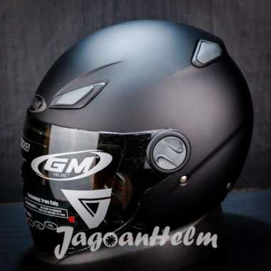 GM HELM VENUS HIJAB SOLID | BLACK DOFF | SINGLE VISOR M