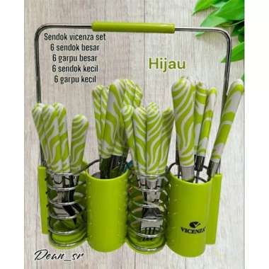Sendok garpu set rak vicenza motif zebra /sendok Sulthan sendok sultan sendok viral sendok hijau sen