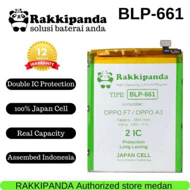 BATERAI RAKKIPANDA BLP661 FOR OPPO F7 / OPPO A3