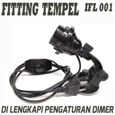 IFL006 FITTING JEPIT RUMAH LAMPU KANDANG REPTILE KURA SULCATA KURA BRAZIL BD FITTING LAMP FITING JEP