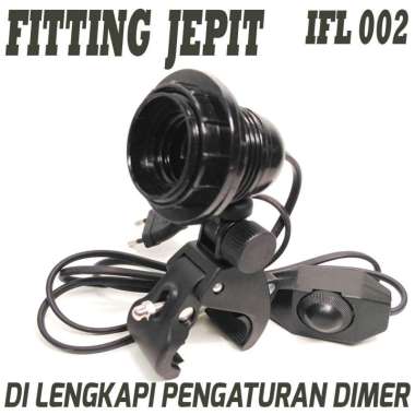 IFL006 FITTING JEPIT RUMAH LAMPU KANDANG REPTILE KURA SULCATA KURA BRAZIL BD FITTING LAMP FITING JEP
