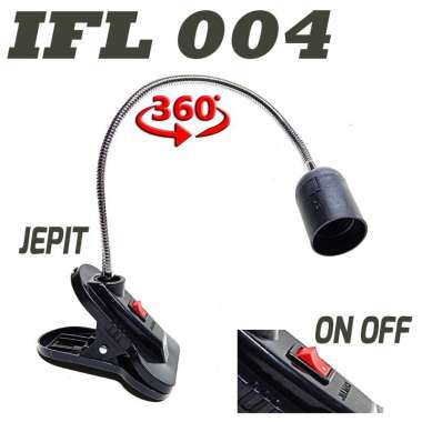 IFL006 FITTING JEPIT RUMAH LAMPU KANDANG REPTILE KURA SULCATA KURA BRAZIL BD FITTING LAMP FITING JEP