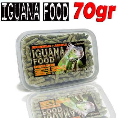 70GR MAKANAN IGUANA DIET JUVENILE ADULT PELET SAYUR RUMPUT PAKAN ALAMI IGUANA BIRU ALAMI IGUANA BATU