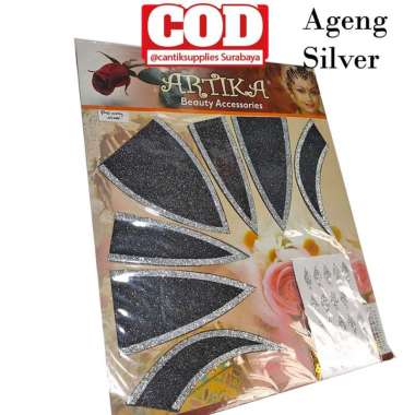 RIASAN DAHI PENGANTIN Manten Tradisional Jawa PAES AGENG SILVER HITAM