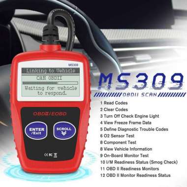 Ms309 OBD2 Scanner Car Check Engi