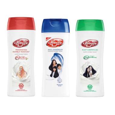 Lifebuoy Shampoo Botol 70ml Merah
