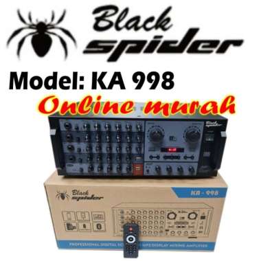 AMPLIFIER BLACK SPIDER KA998 AMPLI BLACK SPIDER KA 998 ORIGINAL Multicolor