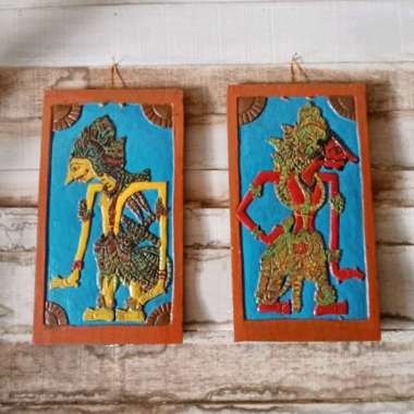 Blawong Keris Kayu Jati Lawasan Bahan Kayu Jati Lawasan Tanpa Sambungan Ukiran Pewayangan