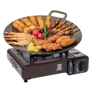 Paket Wajan Panggangan Korean Fla WJN KOREA+KOMPOR