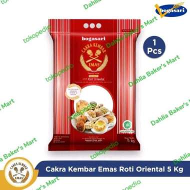 Tepung Cakra Kembar Emas Roti Oriental Premium 5 Kg