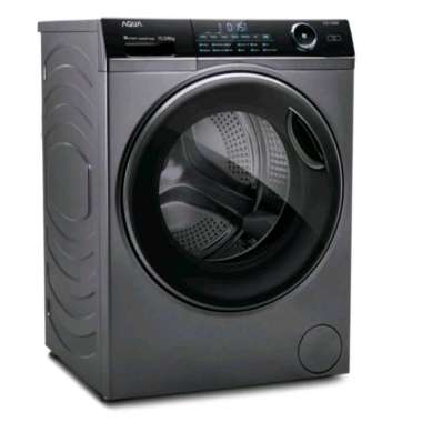 Mesin Cuci Dryer AQUA Inverter 10.5kg FQD-1050BF | Front loading 6kg 2in1