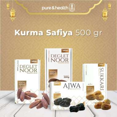 Kurma Sukari Ajwa Tunisia Tangkai Madu Safiya 500 Gr Pure Dates Natural Super Food Sukari 500 Gr