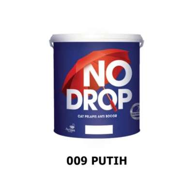 Cat Tembok Waterproofing NO DROP Putih 009 (4Kg)
