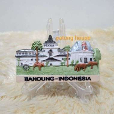 Fridge Magnet Tempelan Kulkas Souvenir Bandung Indonesia