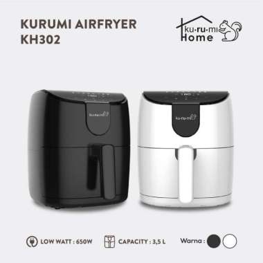Kurumi Home Low Watt Air Fryer KH 302 Hitam