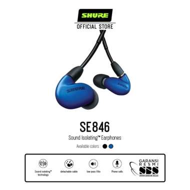 Shure Earphone SE846BABL+UNI-A BLUE