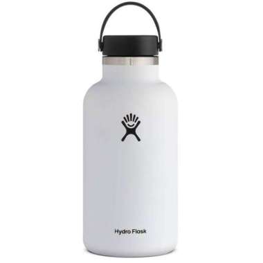 HYDRO FLASK WIDE MOUTH 64 OZ - TUMBLER -LORENA White
