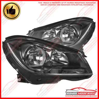 HEADLAMP - BENZ W204 C-CLASS 2011-2014 - OEM - BLACK
