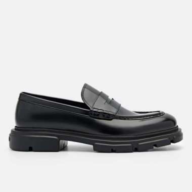 PM001 SEPATU PRIA LOAFER PEDRO ORIGINAL SLIP ON LOAFERS KULIT ASLI ORI HITAM BLACK