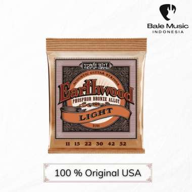 Senar Gitar Akustik Ernie Ball 2148 Earthwood Light 011 - 052 ORIGINAL USA