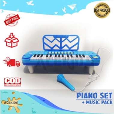 Alat Musik Anak Magical Piano Keyboard Set Lengkap Microfon Karaoke Original - PR-17619