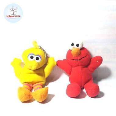 Boneka Elmo Big Bird Mcd Mcdonalds Muppet Sesame Street Doll Mix Toys
