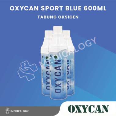 Oxycan Sport Blue 600ml Oksigen Portable 600cc | Alat Bantu Pernapasan