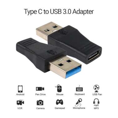 Adaptor Konektor Konverter USB Type C ke USB 3.0