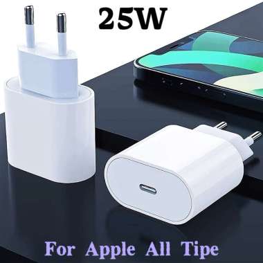 Adapter Batok Charger IP Colokan Type c PD 25W Max For IP All Tipe Adapter IP 25w