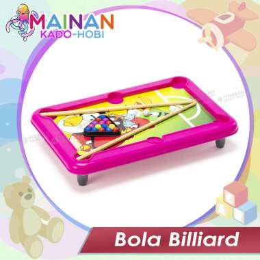 MAINAN EDUKASI ANAK BOLA SODOK MINI PAPAN BILLIARD BACKSPIN PORTABLE TOYS