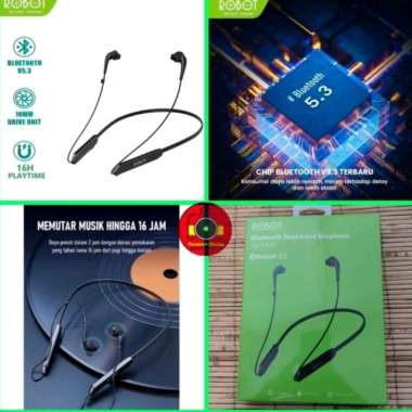 Headset Bluetooth Sport Robot Spirit N30 neckband Earphone Earbuds