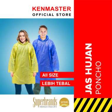 Kent Jas Hujan Poncho / Jas Hujan Plastik / Jas Hujan Jumbo