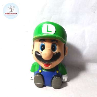 Celengan Luigi Mario Bros Nintendo Coin Bank Saving Money Jar Box Toys