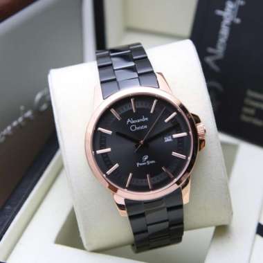JAM TANGAN PRIA ALEXANDRE CHRISTIE AC 1034 AC1034 ORIGINAL - silver rosegold black