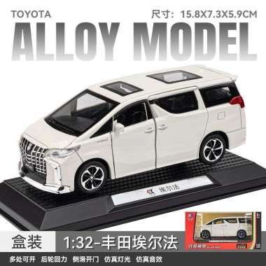 1:24 Toyota Alphard edisi hibrida Mobilan Diecast 1:32PutihSultan